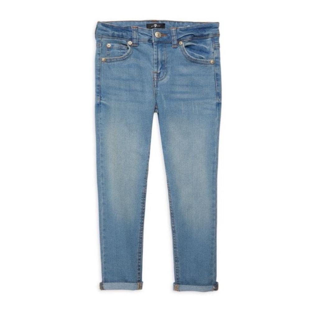 7 FOR ALL MANKIND
Girl's Light Washed Skinny Jeans